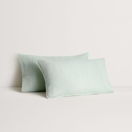 Felwick Pillowcase Sham in Mintcream