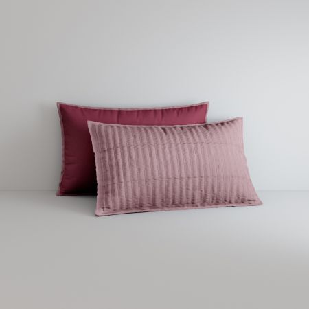 Melton Pillowcase Sham in Marsala